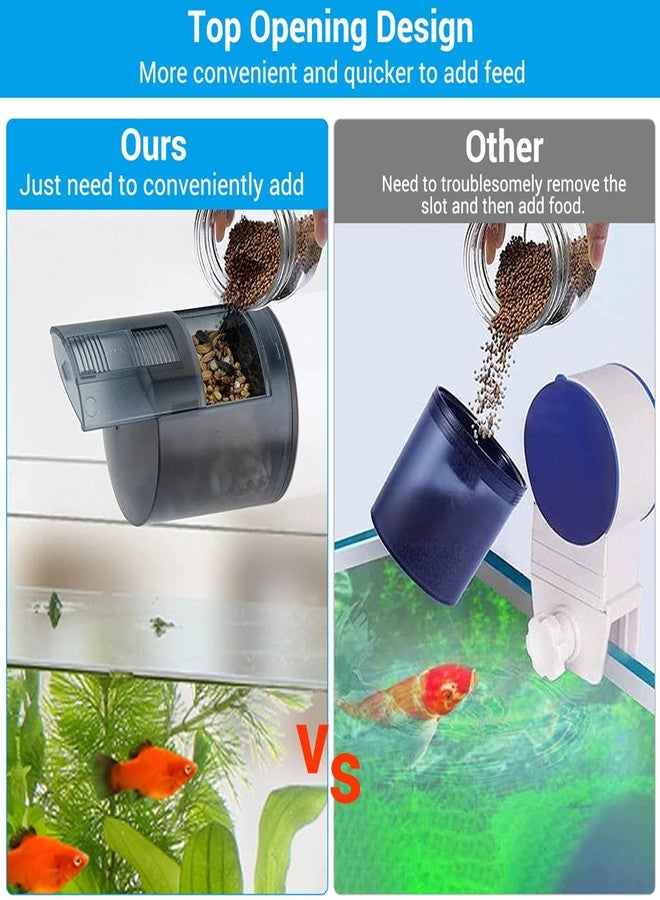 ELEPHANTBOAT® 3 Way Automatic Fish Feeder,Timer Turtle Food Fish Tank Accessories,Aquarium Auto Feeder Fish for Marine Aquariums,Pond,Not Including Battary - Image 2